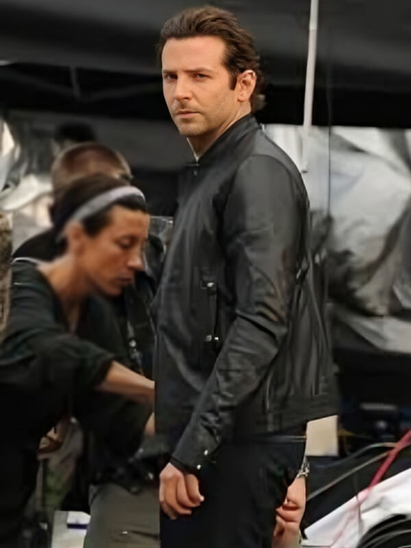Limitless 2011 Bradley Cooper Black Leather Jacket