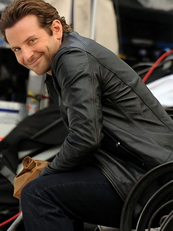 Limitless 2011 Bradley Cooper Black Leather Jacket