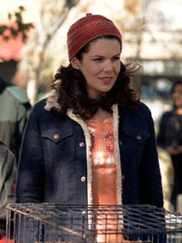 Lorelai Gilmore Girls Season 01 Blue Corduroy Jacket