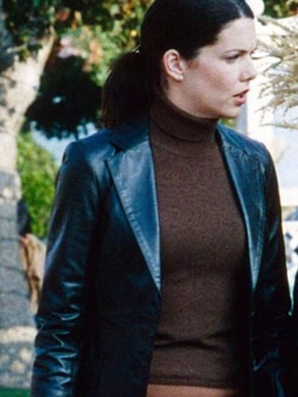 Lorelai Gilmore Girls Season 03 Brown Leather Blazer