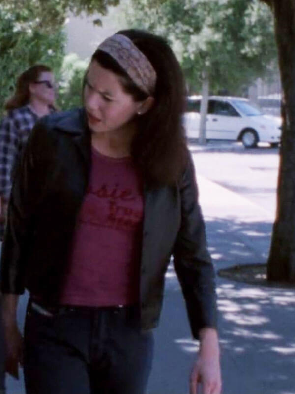 Lorelai Gilmore Girls Season 04 Brown Leather Jacket