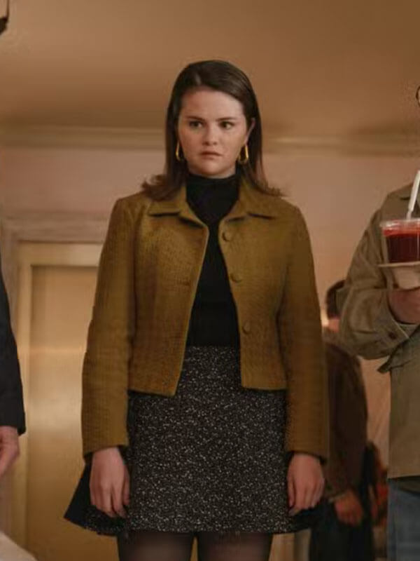 Mabel Mora Only Murders In The Building Brown Tweed Jacket.