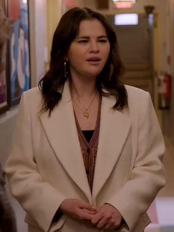 Mabel Mora Only Murders In The Building White Coat.