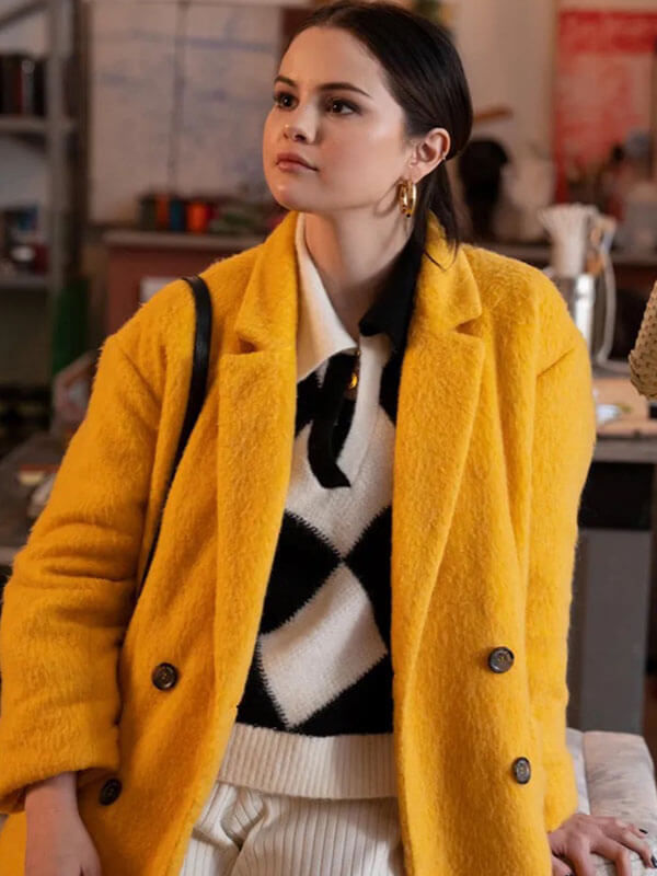 Mabel Mora Only Murders In The Building Yellow Wool Coat.