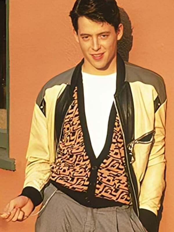Matthew Broderick Ferris Bueller's Day Off Leather Jacket