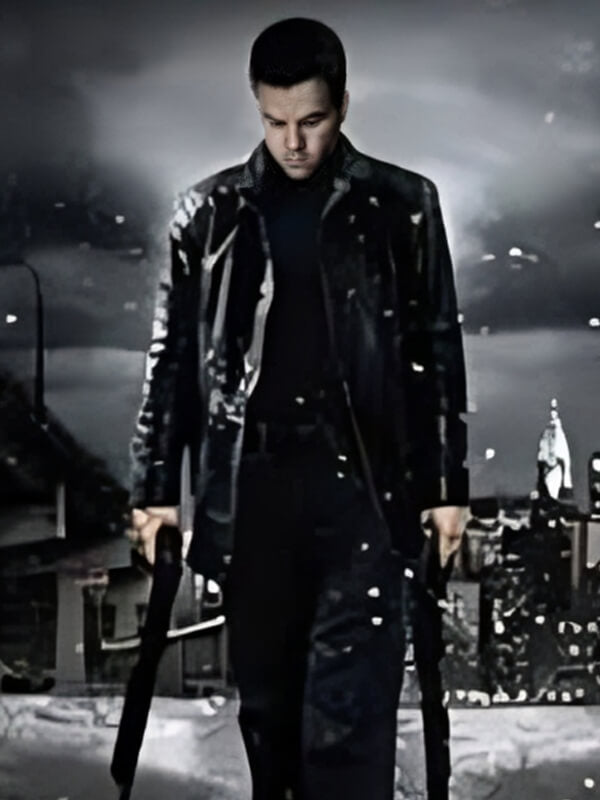 Max Payne Black Leaather Jacket