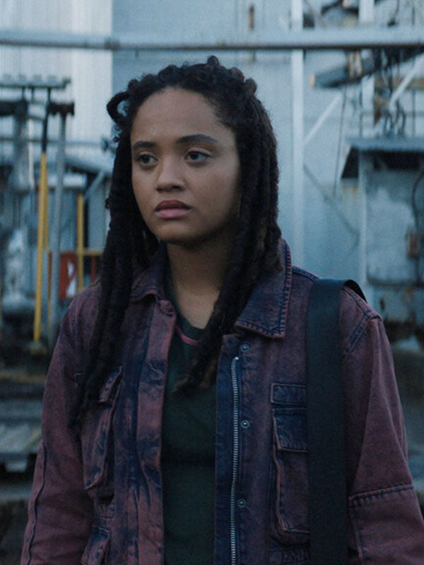 May Monarch Legacy Of Monsters Season 01 Red Denim Jacket