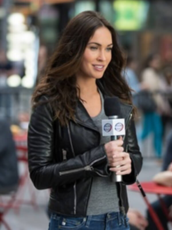 Megan Fox Teenage Mutant Ninja Turtles 2 2016 Black Leather Jacket