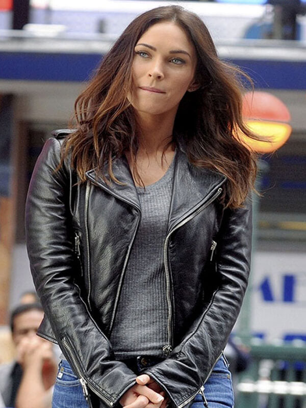 Megan Fox Teenage Mutant Ninja Turtles 2 2016 Black Leather Jacket