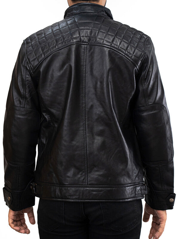 Mens Black Leather Jacket