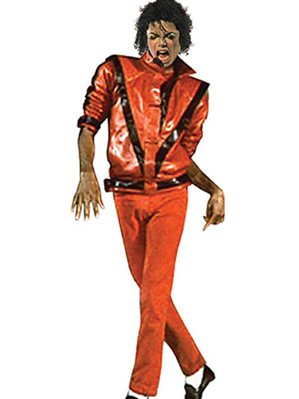 Michael Jackson Thriller Red Leather Jacket