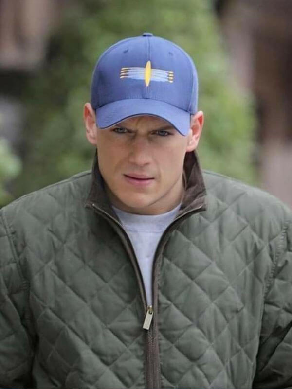 Michael Scofield Prison Break Season 02 Green Quilted Jacket