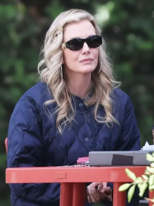 Michelle Pfeiffer Margo's Got Money Trouble Season 01 Black Quilted Jacket