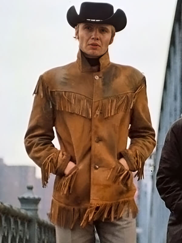 Midnight Cowboy 1969 Jon Voight Brown Leather Jacket