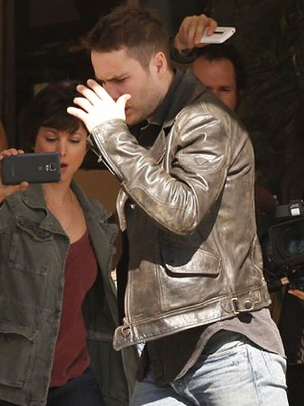 Paul Woodrugh True Detective Season 02 Brown Leather Jacket