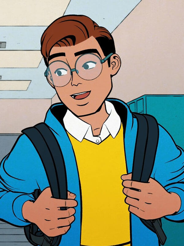 Peter Parker Your Friendly NeighborHood Spiderman Blue Bomber Jacket