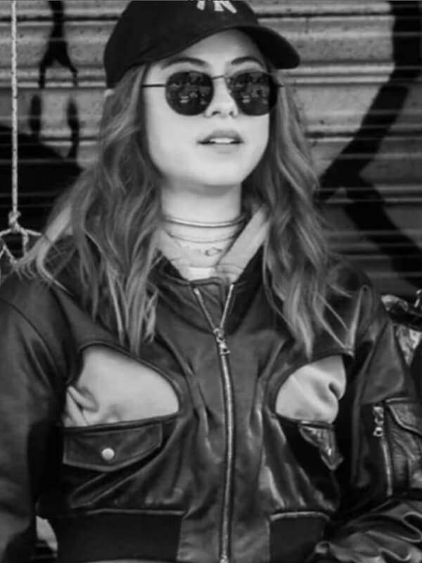 Rosa Salazar Captain America Brave New World 2025 Black Leather Jacket