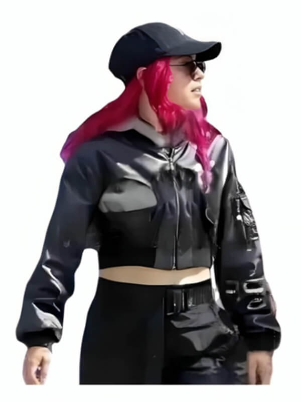 Rosa Salazar Captain America Brave New World 2025 Black Leather Jacket