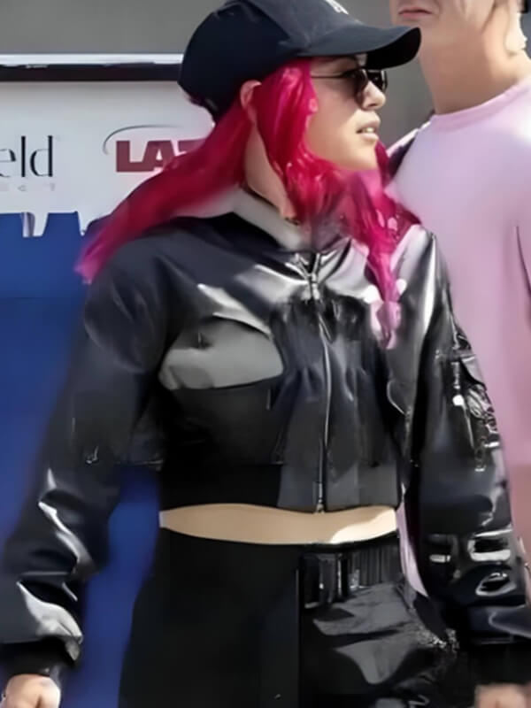 Rosa Salazar Captain America Brave New World 2025 Black Leather Jacket