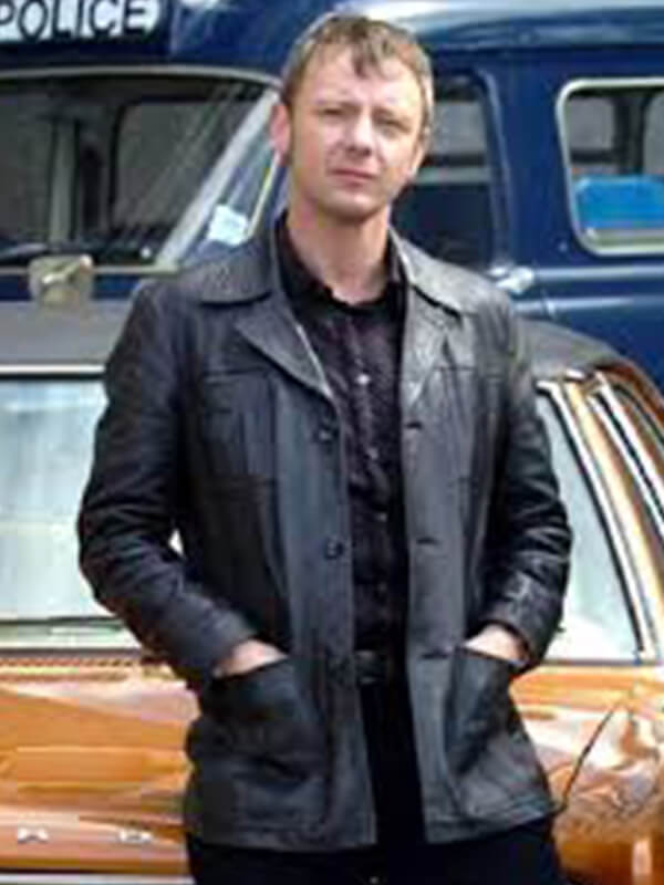 Sam Tyler Life on Mars Season 2 Black Leather Jacket