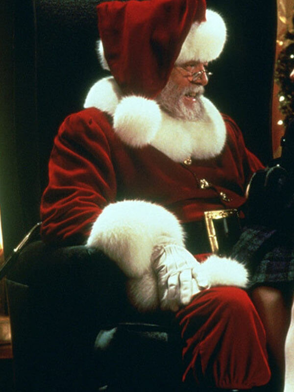 Santa Claus Miracle On The 34th Street Red Velvet Santa Jacket