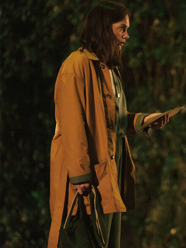 Sarah Trafford Down The Cemetery Road Yellow Long Coat