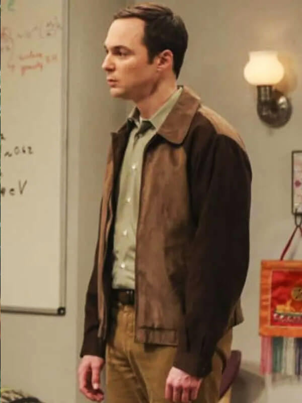 Sheldon Cooper Big Bang Theory Season 10 Brown Cotton Jacket