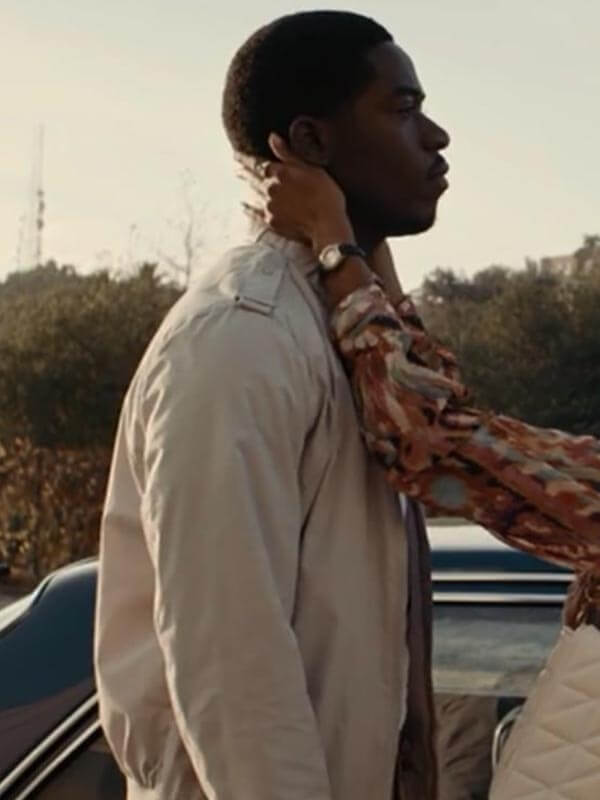 Snowfall 2017 Damson Idris White Cotton Jacket