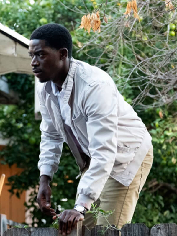Snowfall 2017 Damson Idris White Cotton Jacket