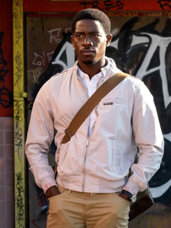 Snowfall 2017 Damson Idris White Cotton Jacket