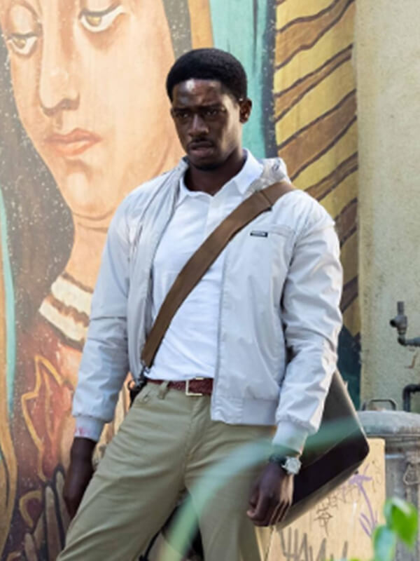 Snowfall 2017 Damson Idris White Cotton Jacket