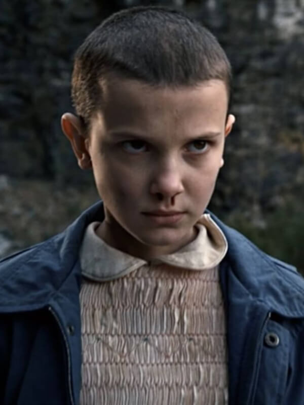 Stranger Things Millie Bobby Cotton Blue Jacket