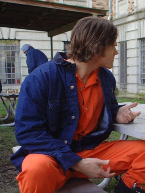 Supernatural Sam Winchester Blue Cotton Jacket