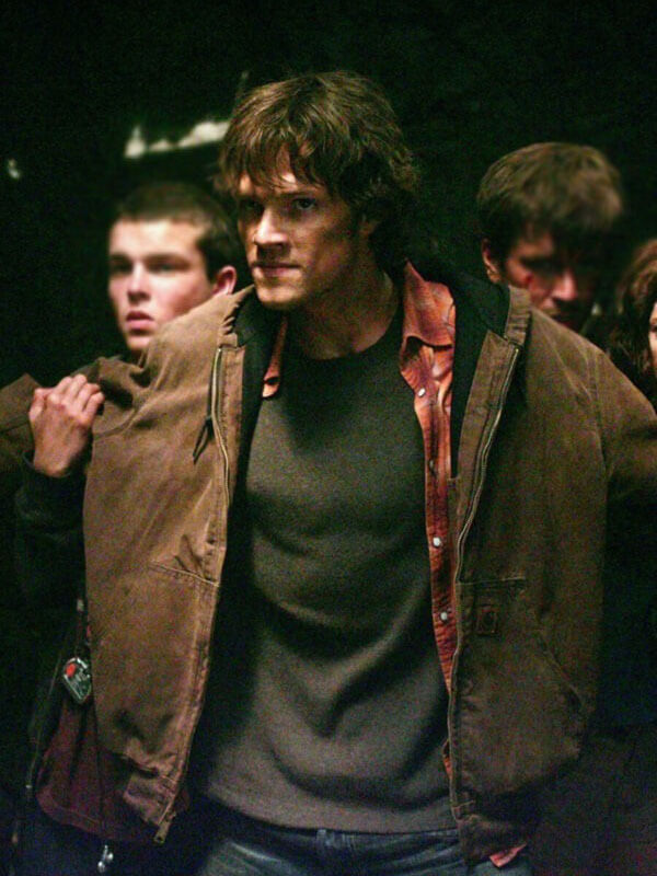 Supernatural Sam Winchester Brown Hooded Cotton Jacket