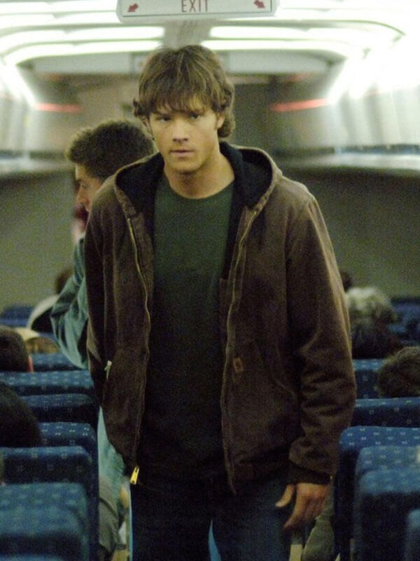 Supernatural Sam Winchester Brown Hooded Cotton Jacket