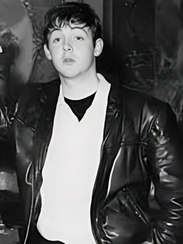 The Beatles George Harrison Black Leather Jacket