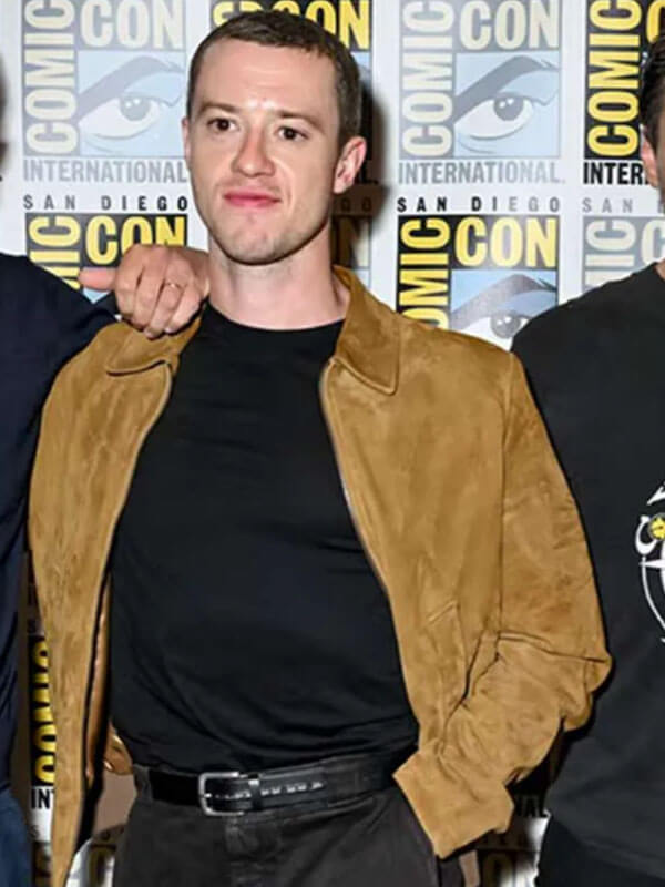 The Fantastic Four 2025 Joseph Quinn Brown Suede Leather Jacket