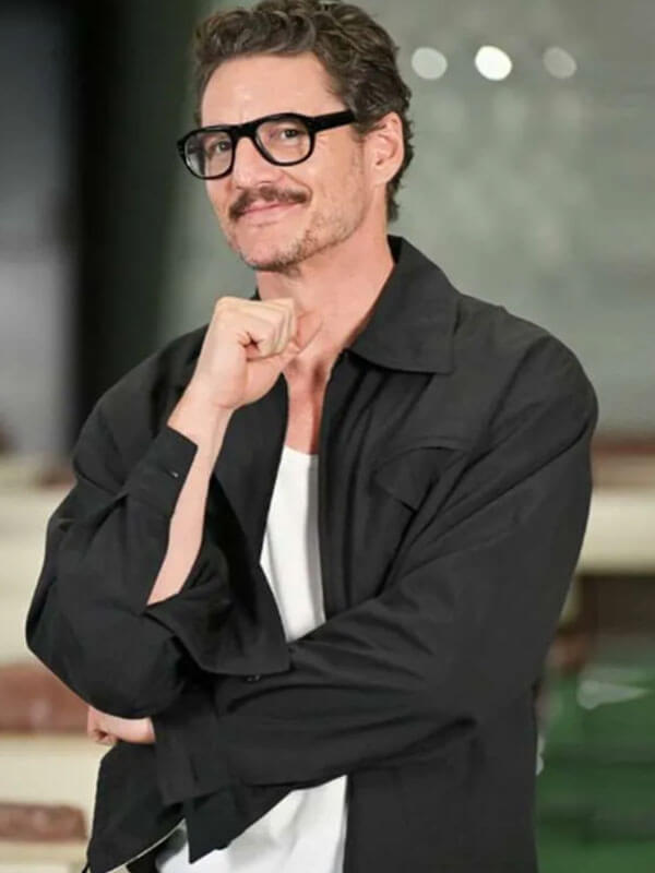 The Fantastic Four First Steps 2025 Pedro Pascal Black Cotton Jacket