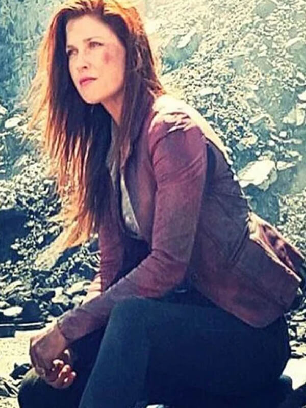 The Final Chapter 2016 Ali Larter Maroon Leather Blazer