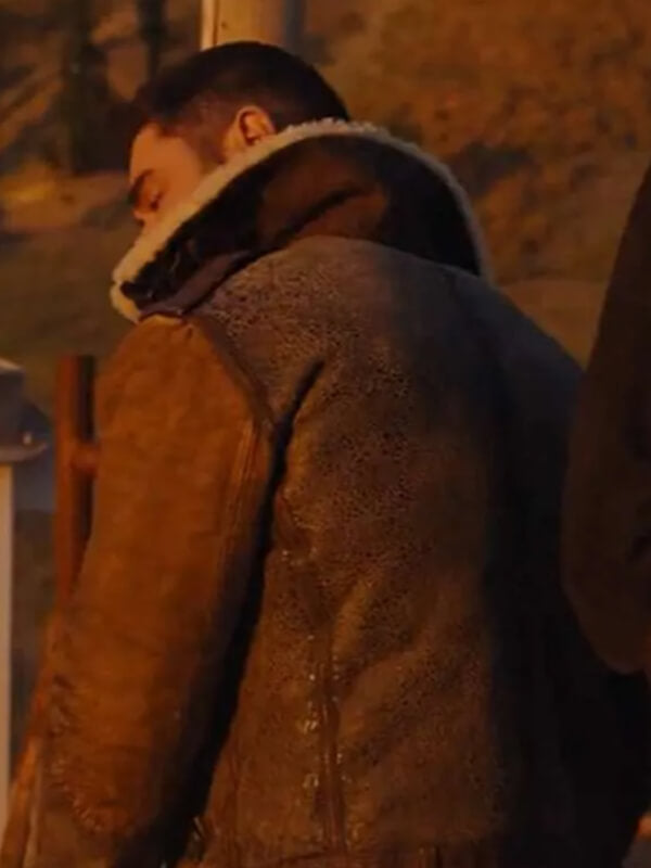 The Iron Claw 2023 Zac Efron Leather Jacket