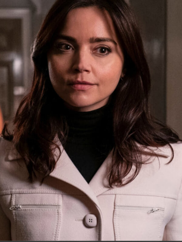 The Sandman S02 Jenna Coleman White Wool Coat