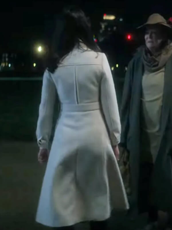 The Sandman S02 Jenna Coleman White Wool Coat