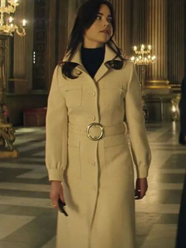The Sandman S02 Jenna Coleman White Wool Coat
