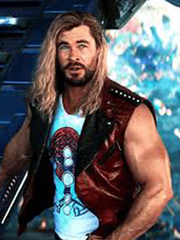 Thor Love and Thunder 2022 Chris Hemsworth Quilted Vest