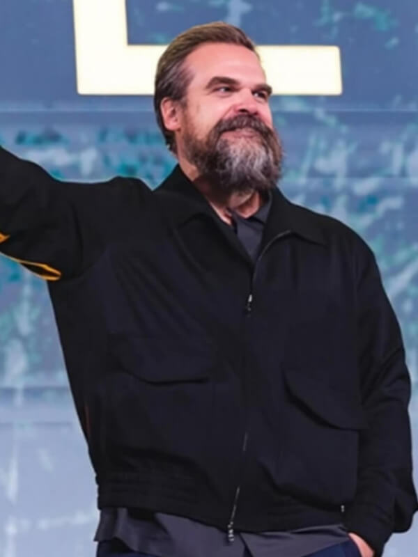 Thunderbolts 2025 David Harbour Black Cotton Jacket