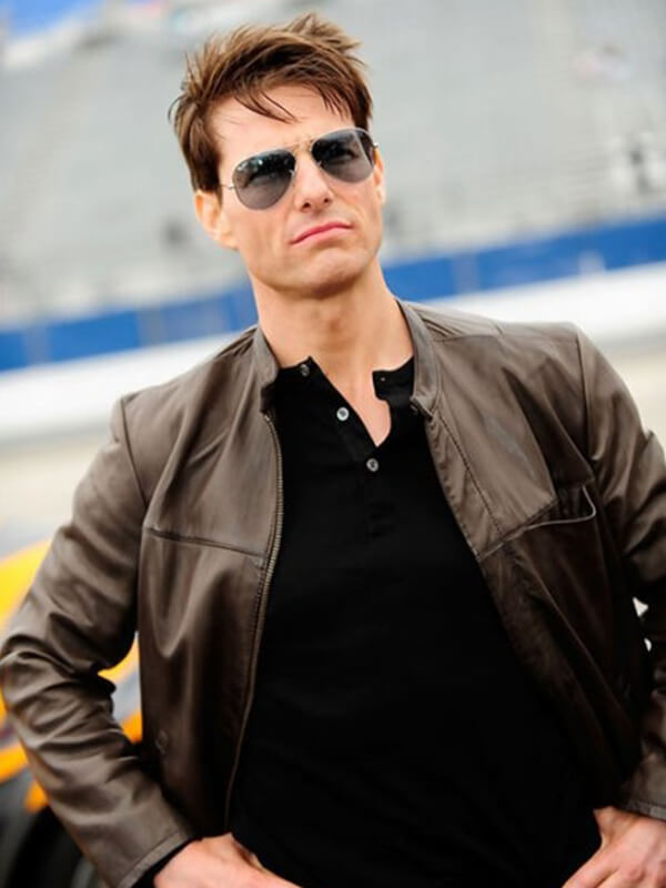Tom Cruise Brown Leather Jacket