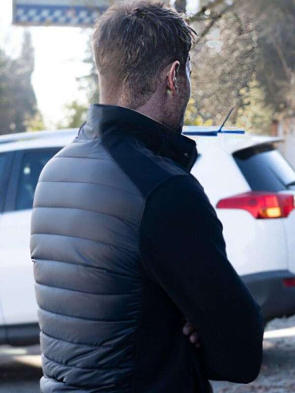 Tracker 2024 Colter Shaw Cotton Black Puffer Jacket