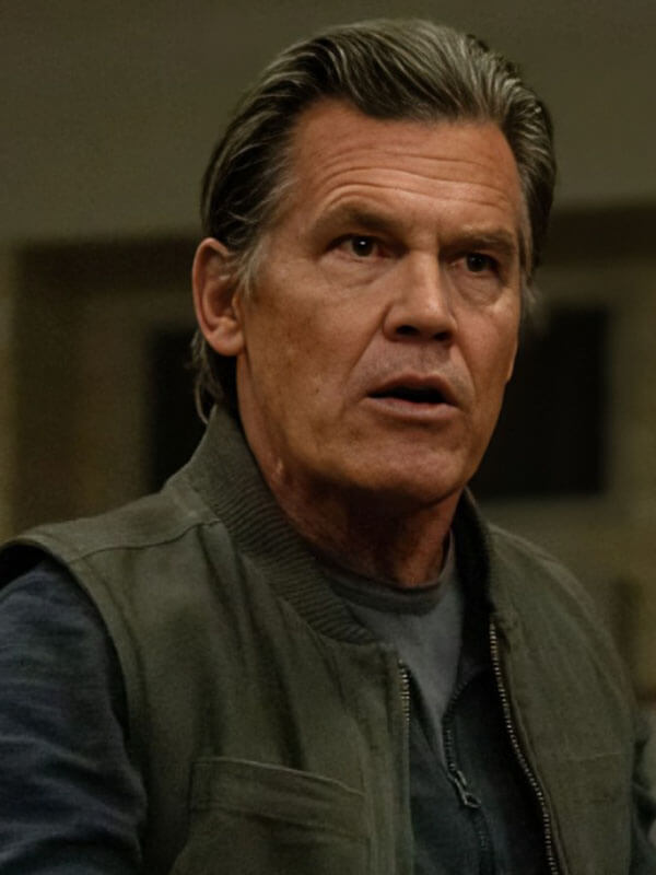 Weapon 2025 Josh Brolin Archer Graff Green Cotton Vest