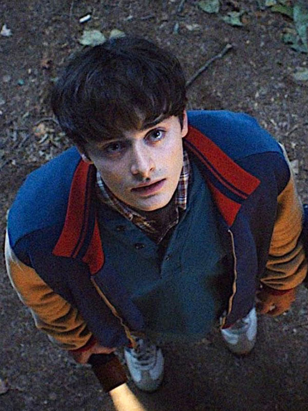 Will Byers Stanger Things Season 5 Blue Varsity Jacket