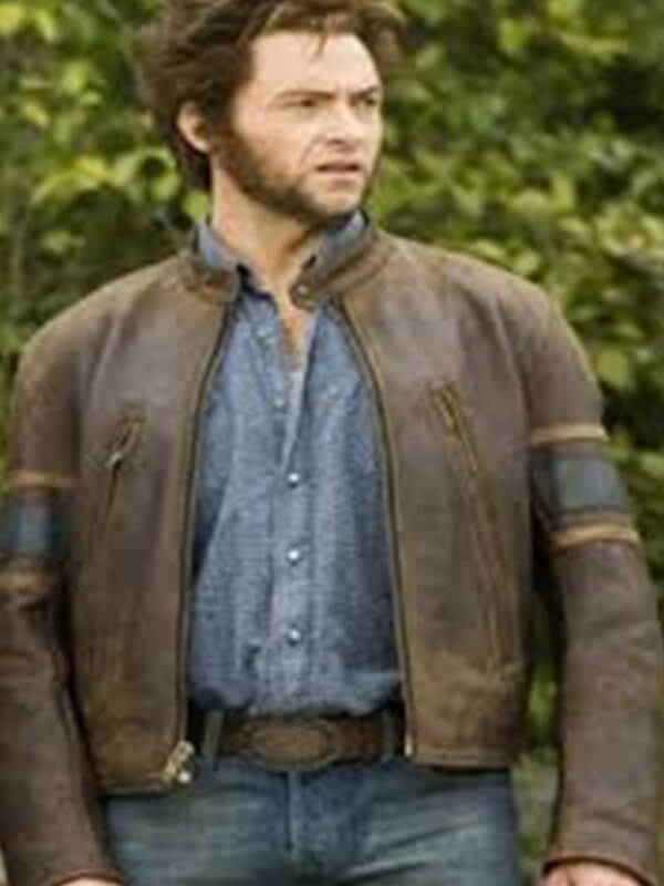 wolverine X Men 3 2006 Brown Leather Jacket